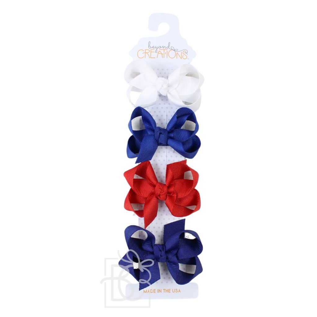 Grosgrain Hairbow Gift Set of 4 - 2"