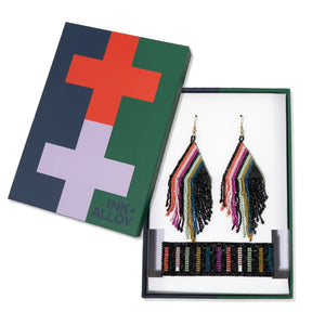 INK + ALLOY | Holiday Earrings + Bracelet Gift Set
