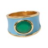 Ink + Alloy | Hazel Oval Stone Enamel Ring