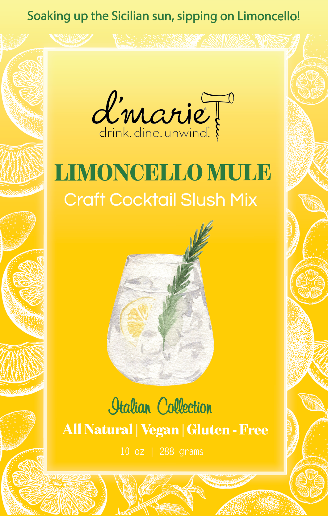 Limoncello Mule Drink Pouch