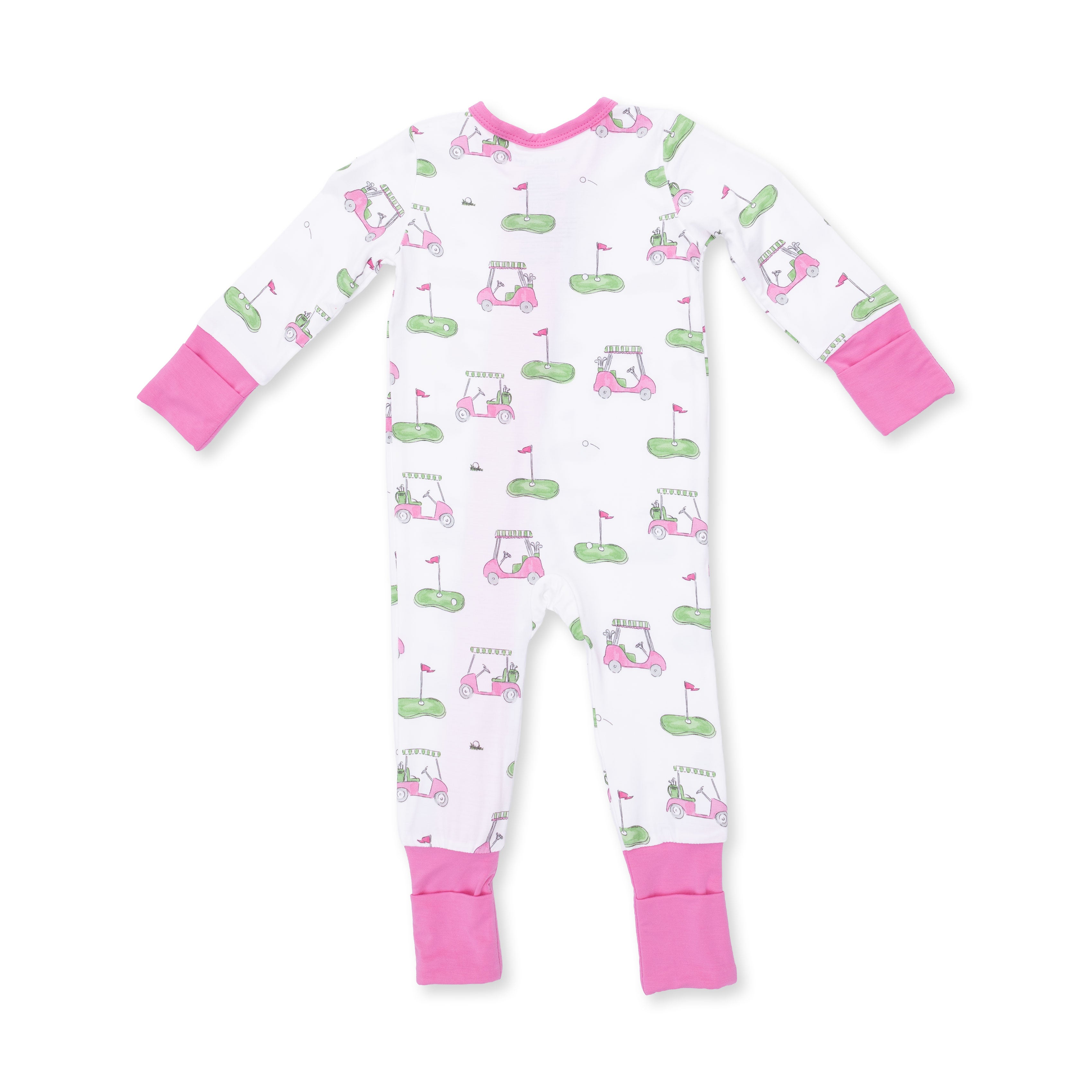 Golf Carts Pink Convertible Romper
