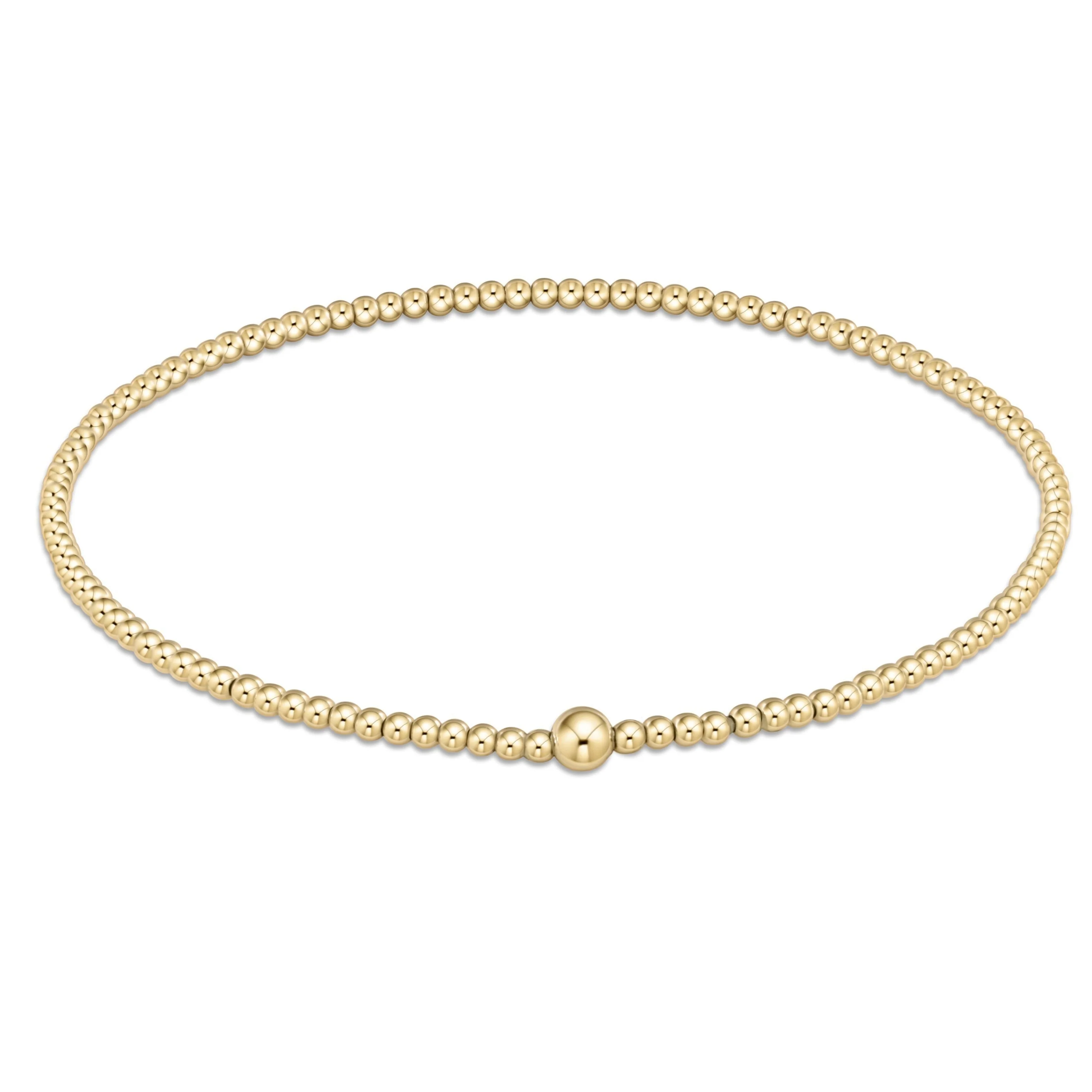 E Newton Classic Beaded Bangle Bracelets