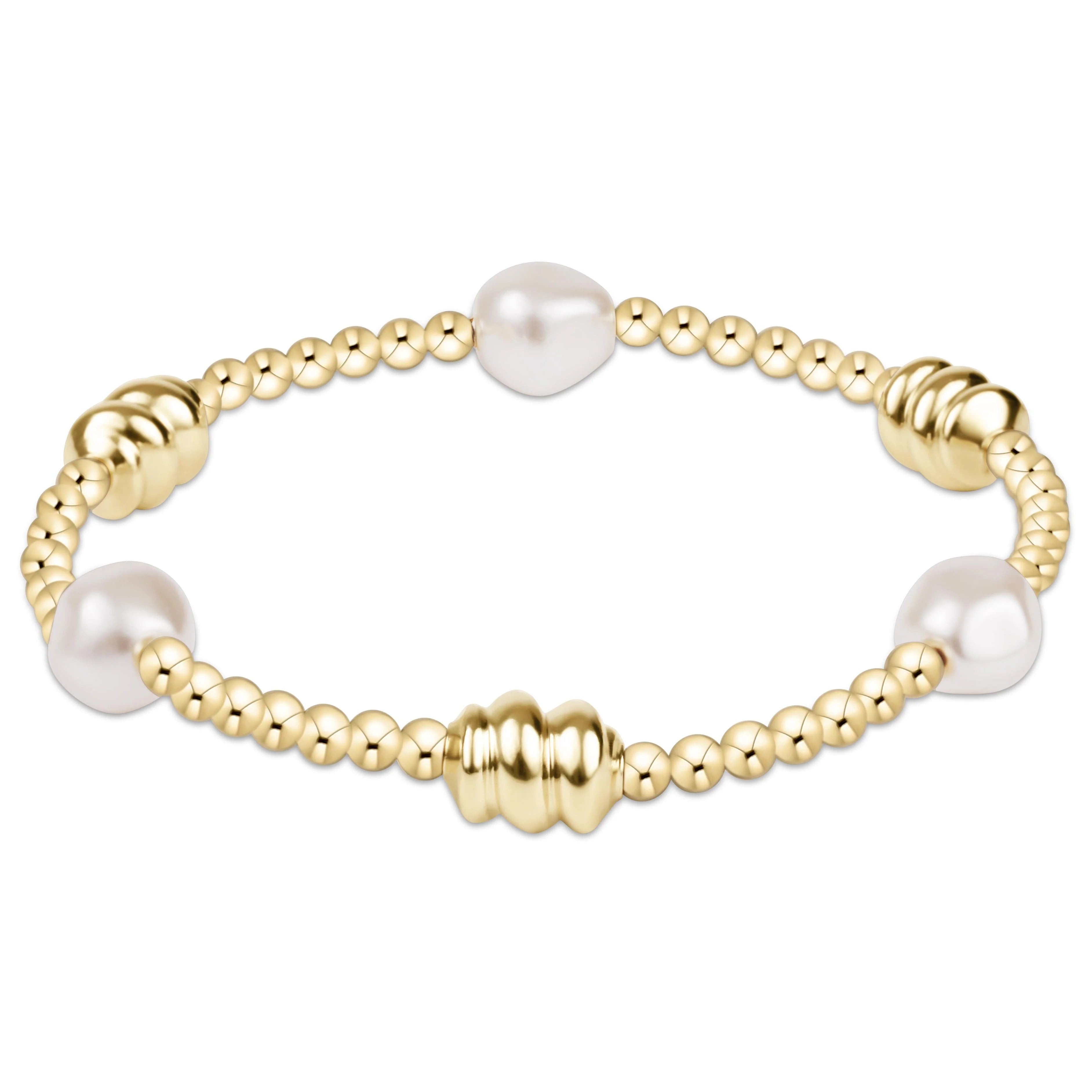 Admire Gold 3mm Admire Pearl Bracelet