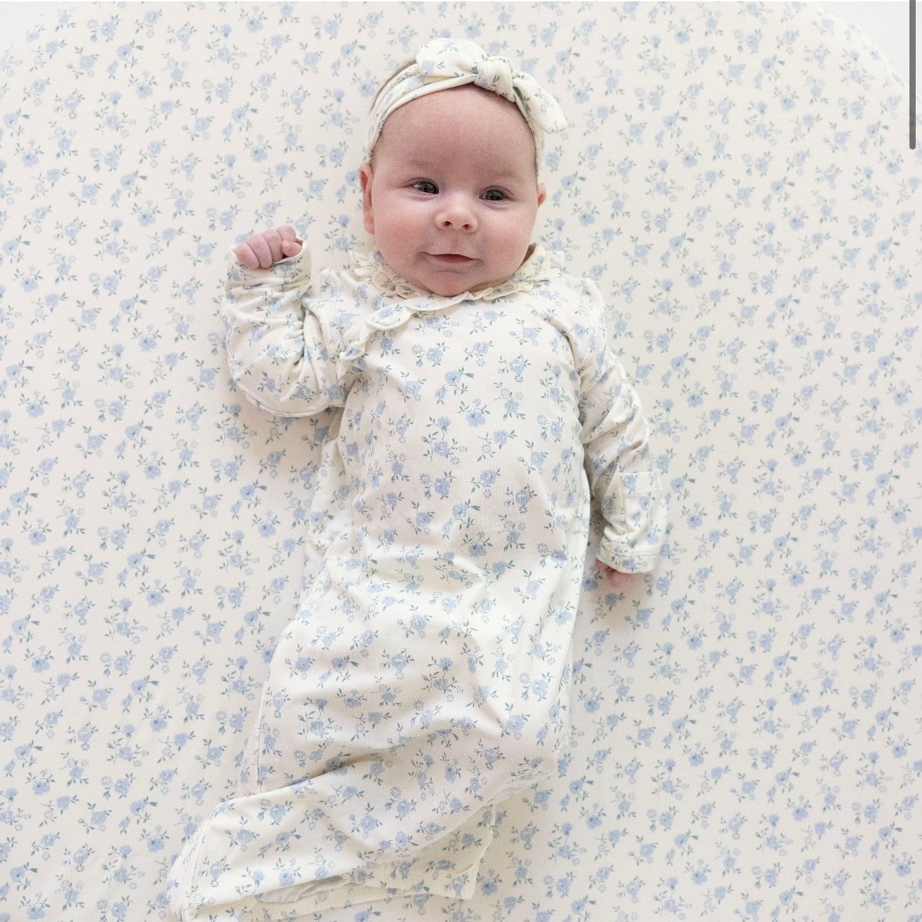 Rose Briar Kimono Gown and Knot Headband