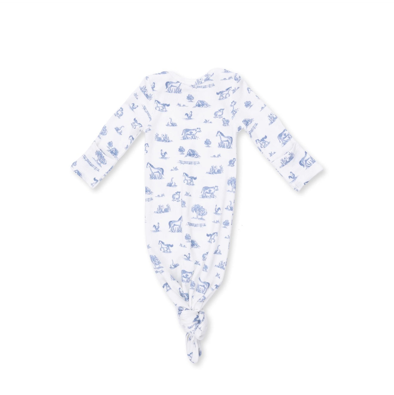 Farm Friends Knotted Gown & Knotted Hat Set