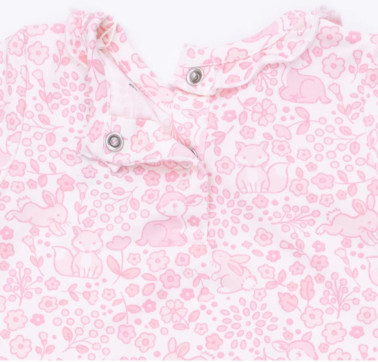 Baby Woodland Kimono Gown and Knot Headband