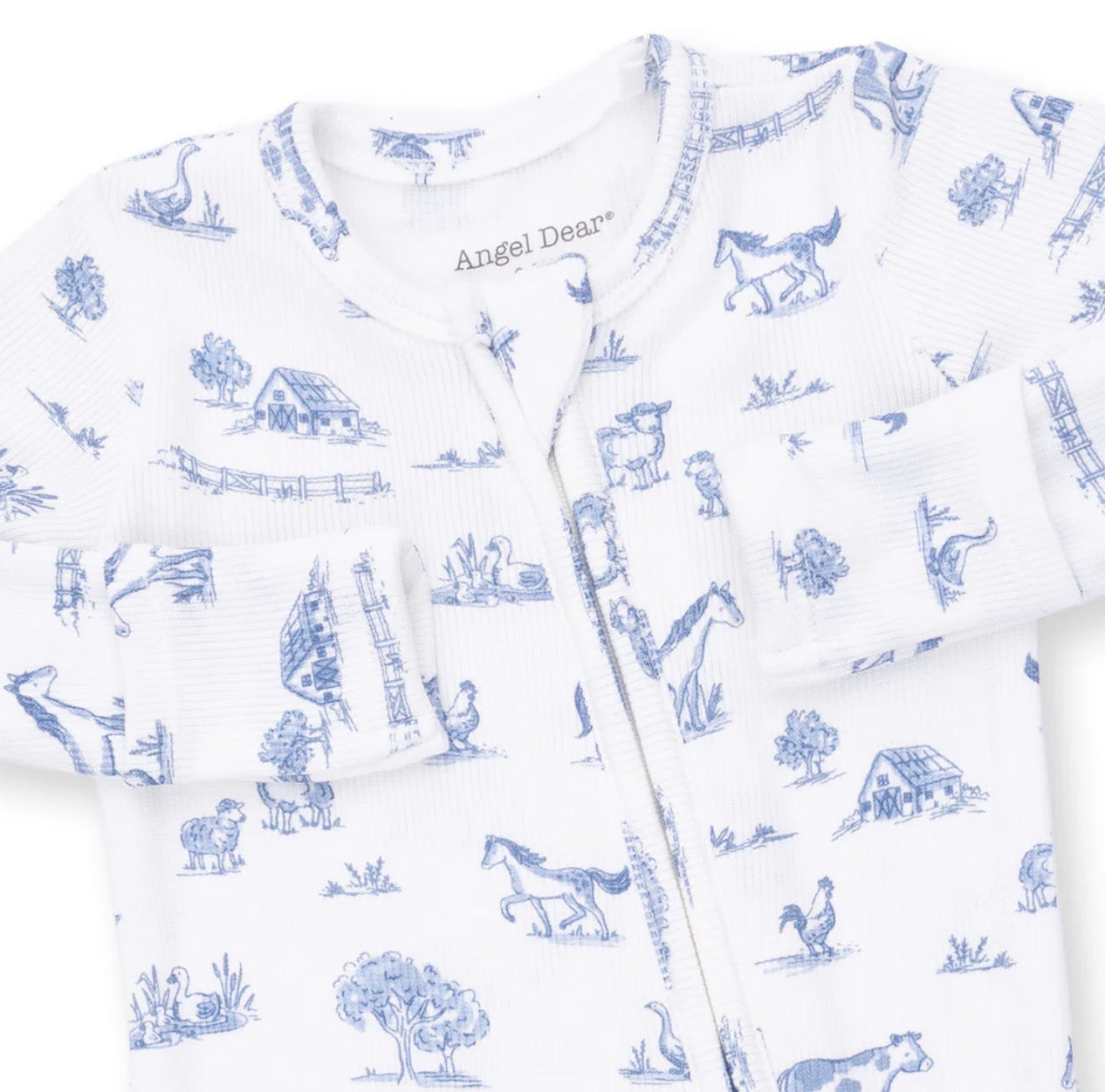 Farmer Friends 2-Way Zipper Footie