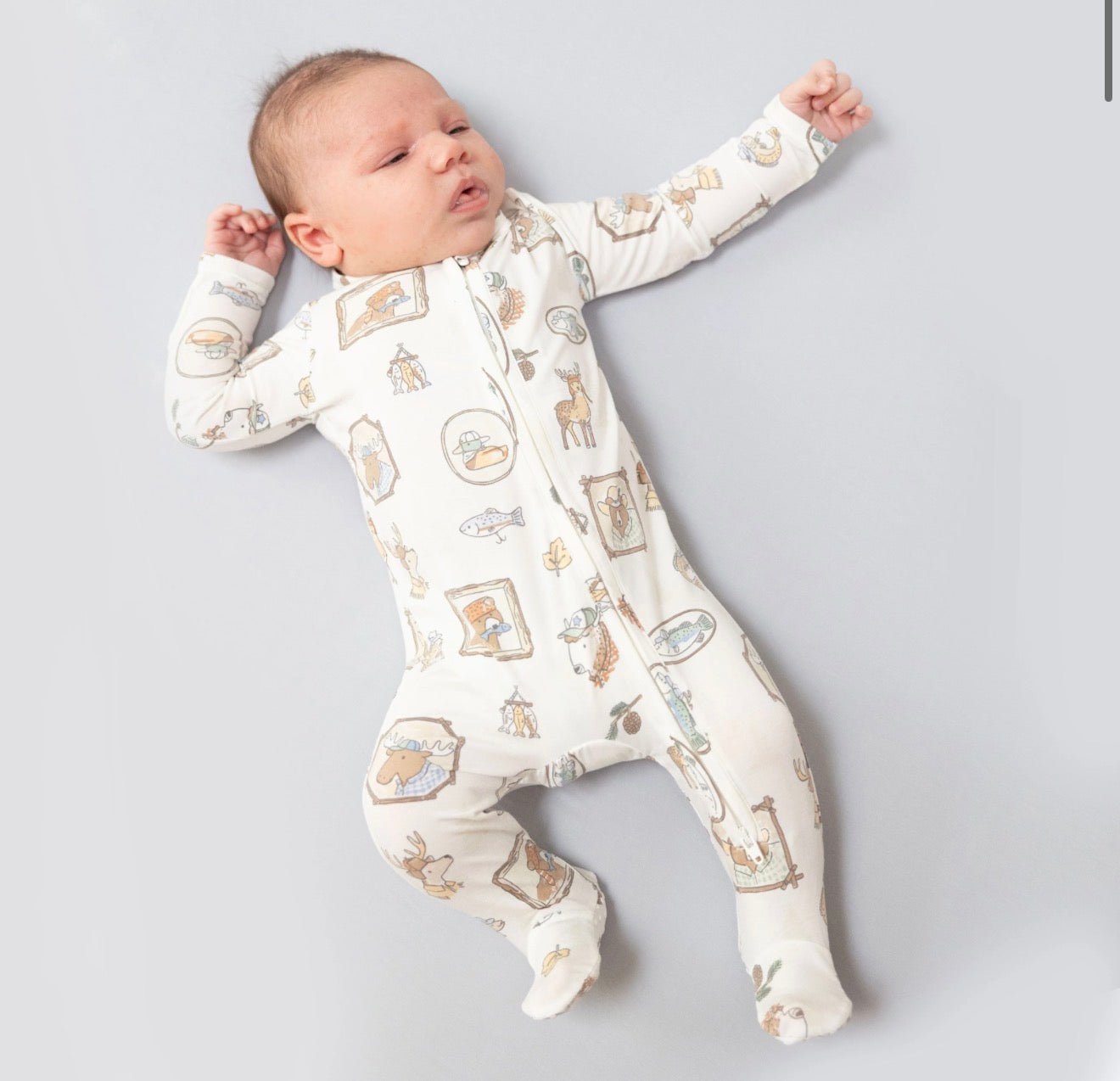 Woodson's Family Cabin 2-Way Zipper Footie