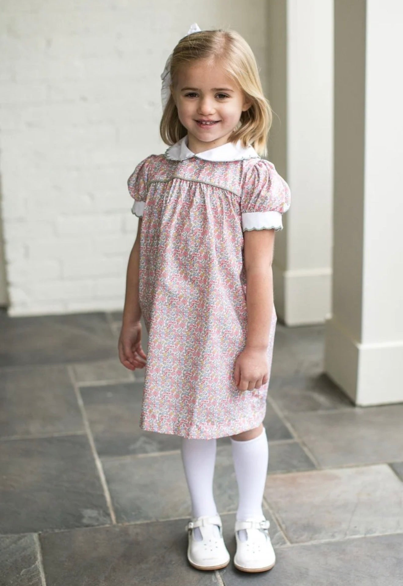 Memory Making Scallop Dress - Autumn Garden
