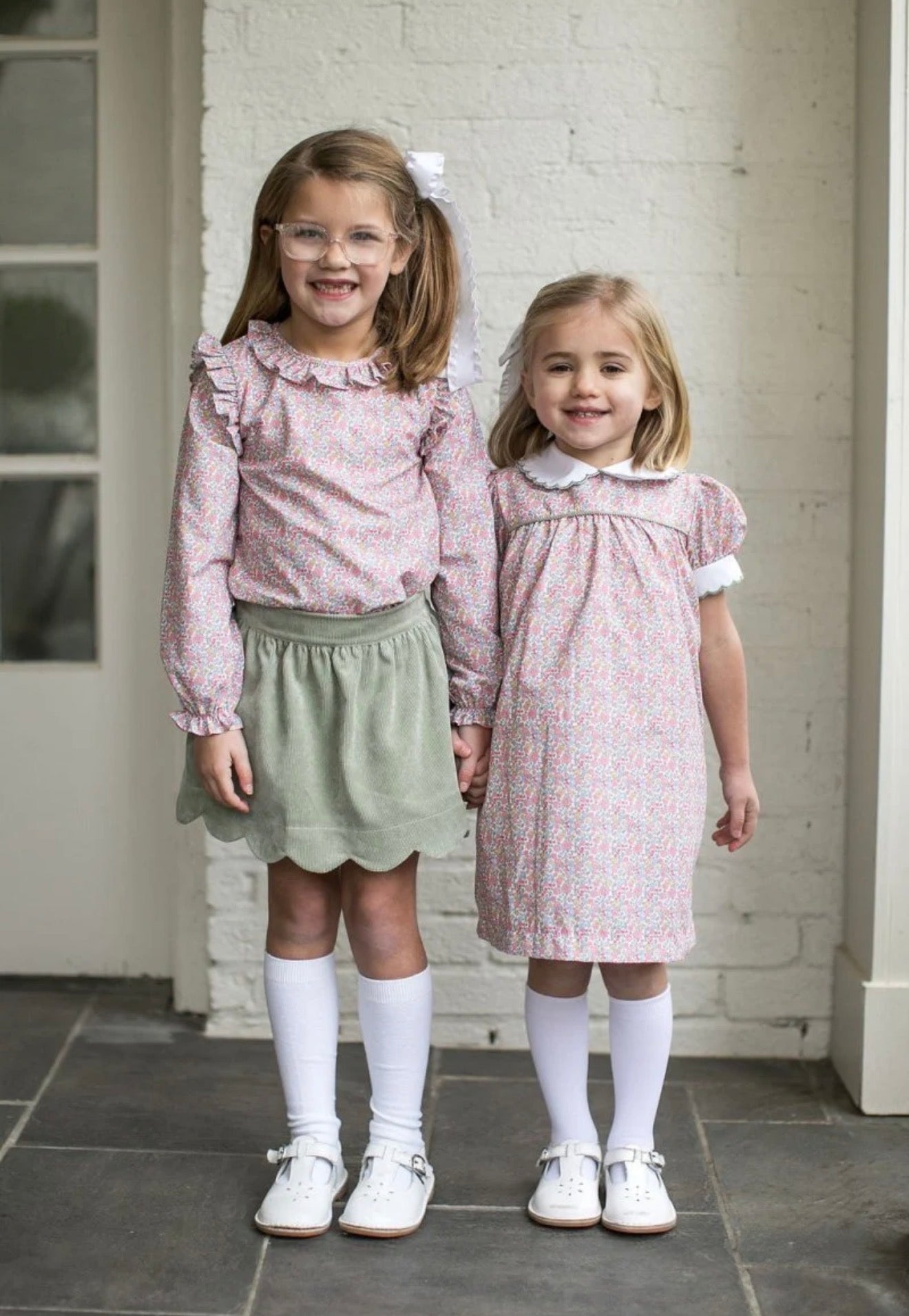Memory Making Scallop Dress - Autumn Garden