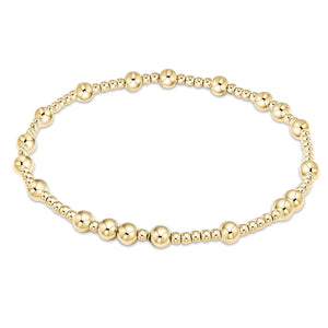 eNewton | Hope Unwritten 5mm Bead Bracelet - Gold