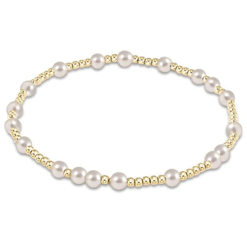 eNewton extends | Hope Unwritten 6mm Bracelet - Pearl