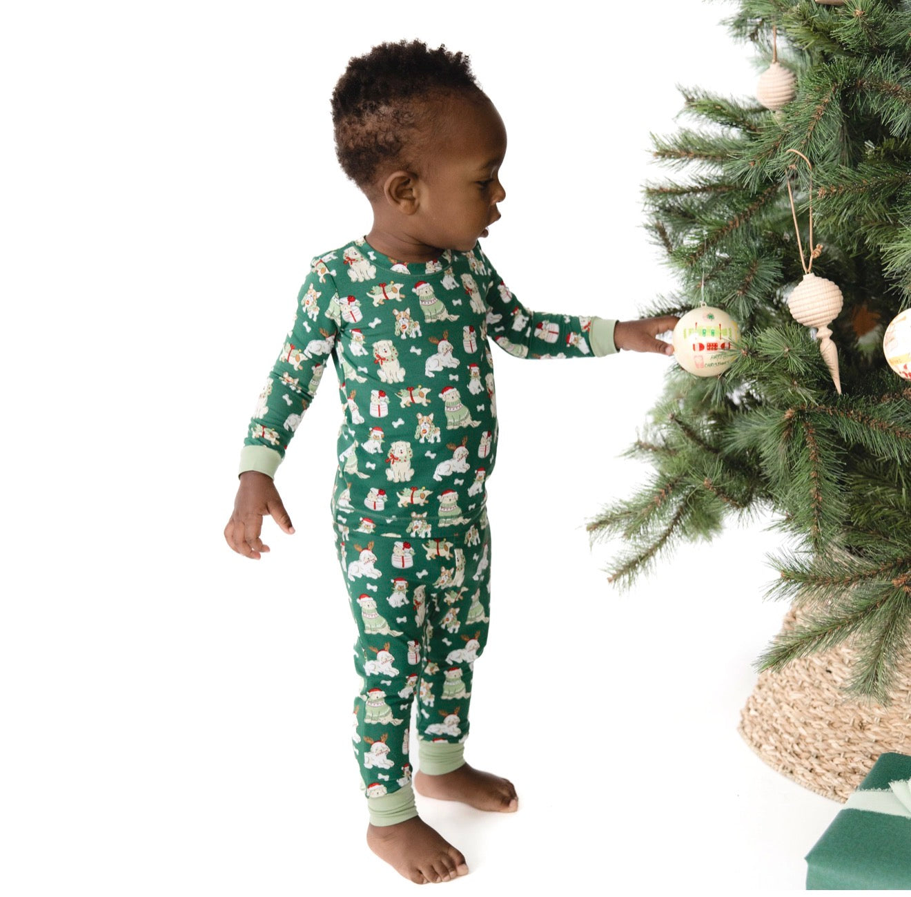 Christmas Dogs Uni Long Sleeve Loungewear Set