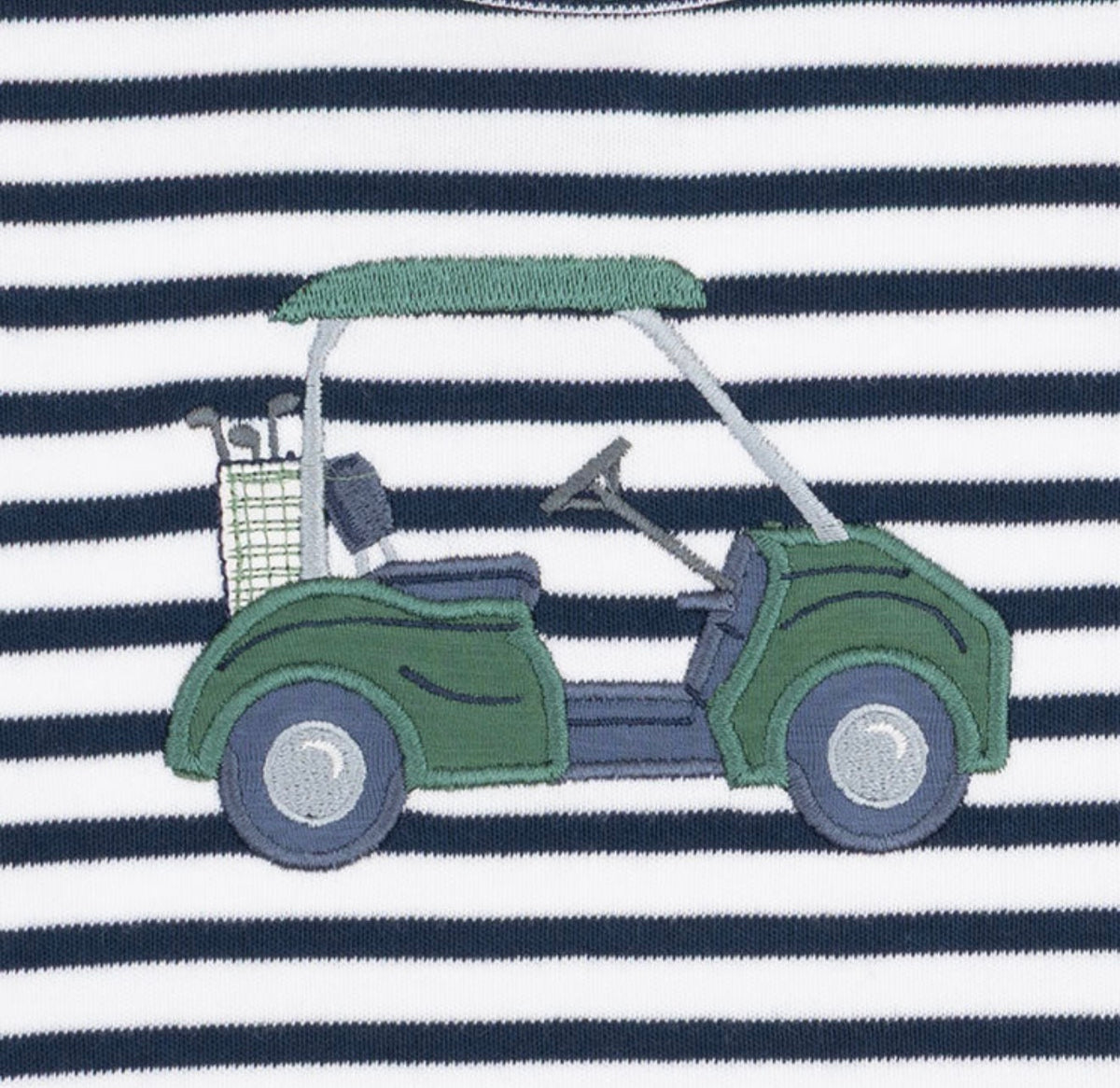 Long Sleeve Uni Top Green Golf Cart