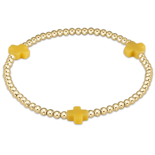egirl | Signature Cross Bracelets Gold 3mm