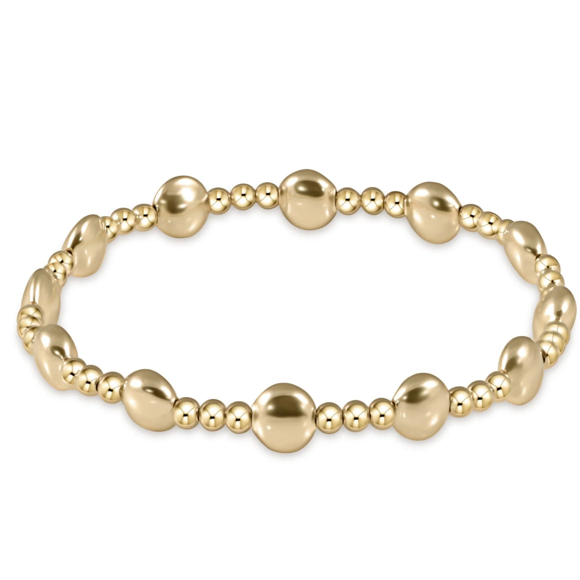 eNewton extends | Honesty Gold Sincerity 6mm Bead Bracelet