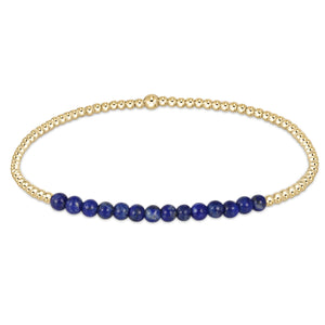 eNewton | Gemstone Gold Bliss 2mm Bead Bracelets