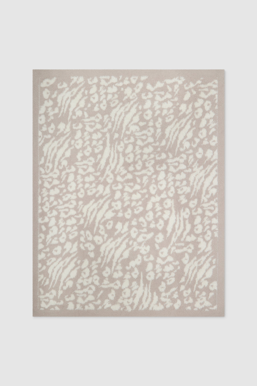 Lush Knit Leopard Throw