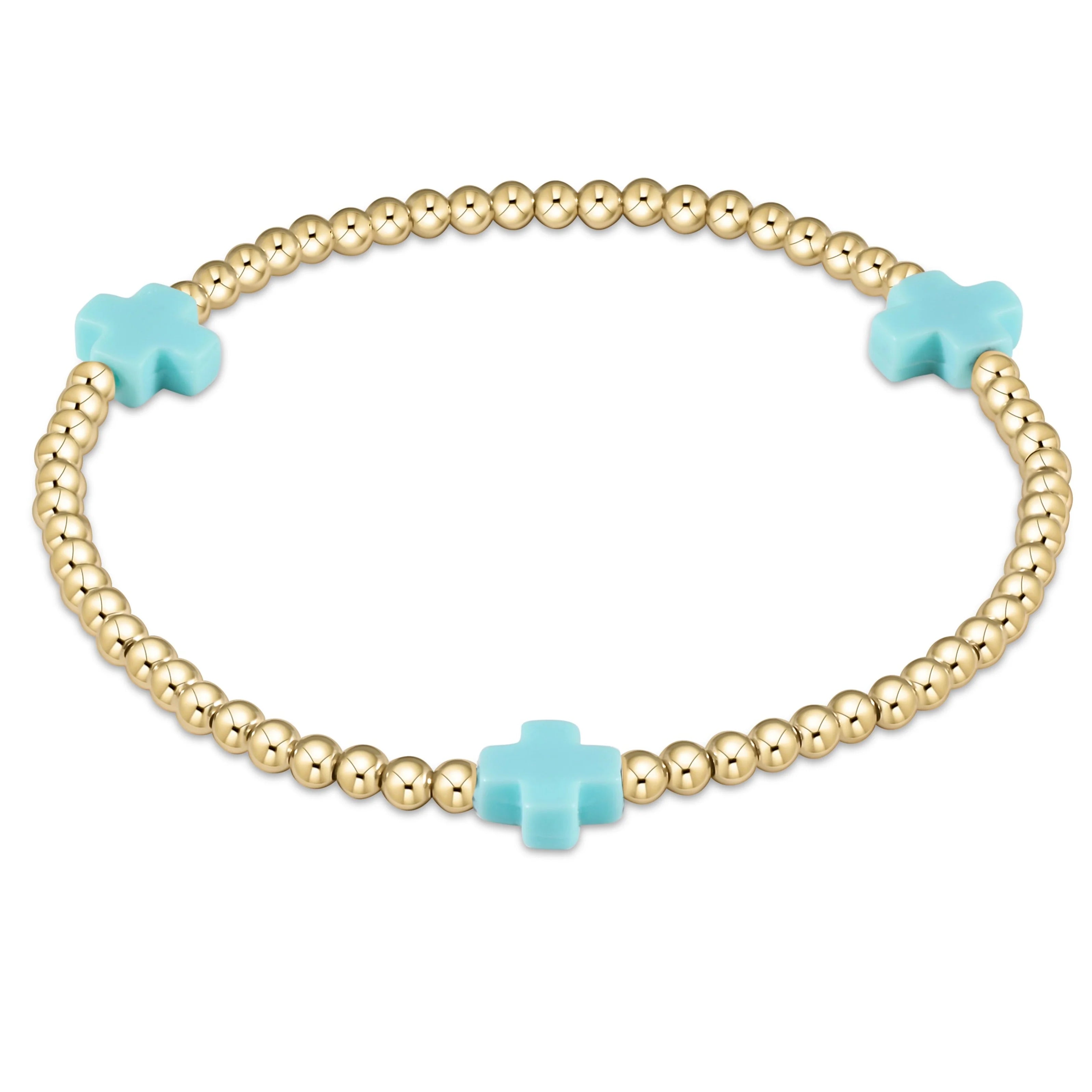 egirl | Signature Cross Bracelets Gold 3mm