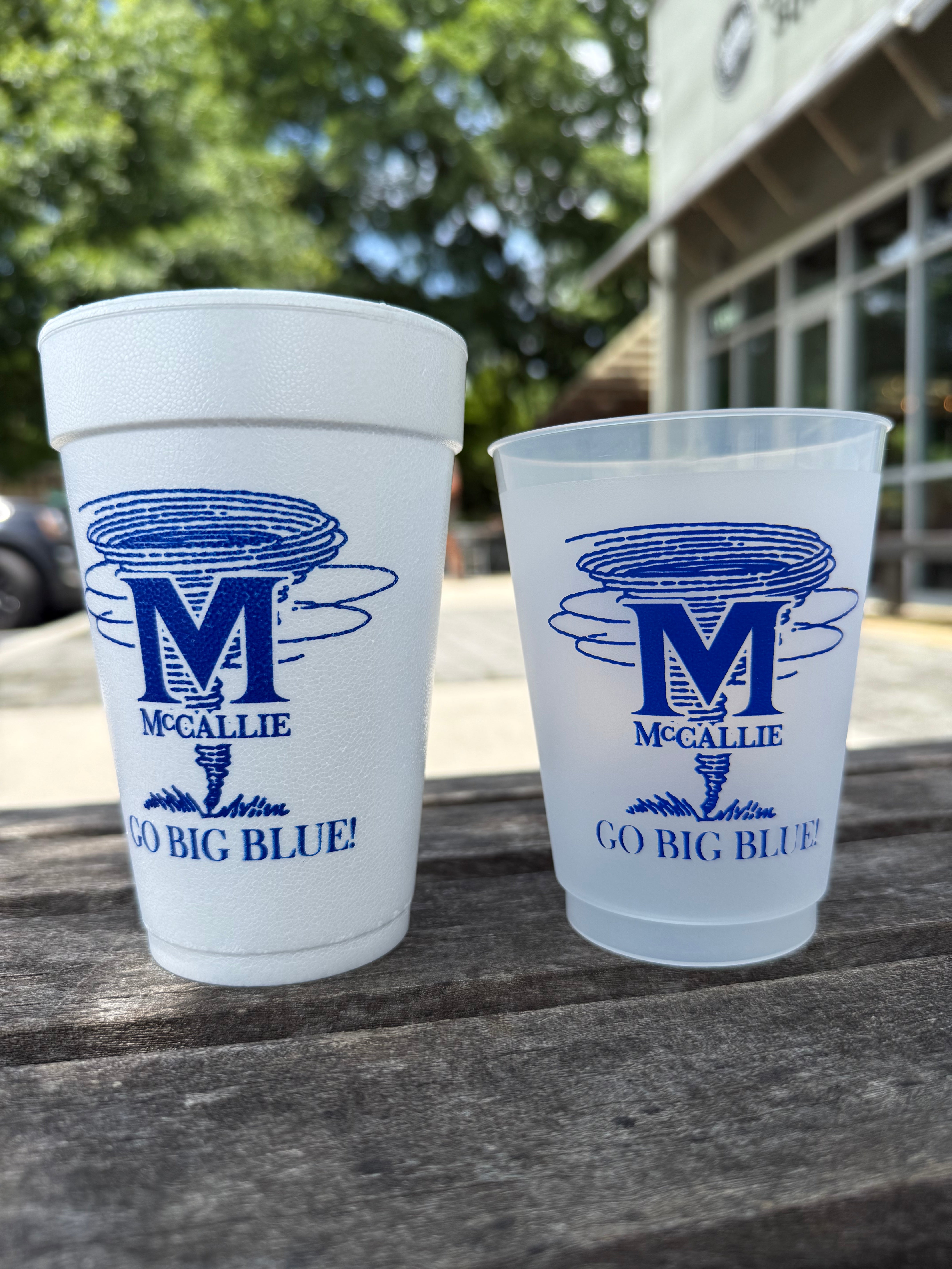 McCallie Styrofoam Cups