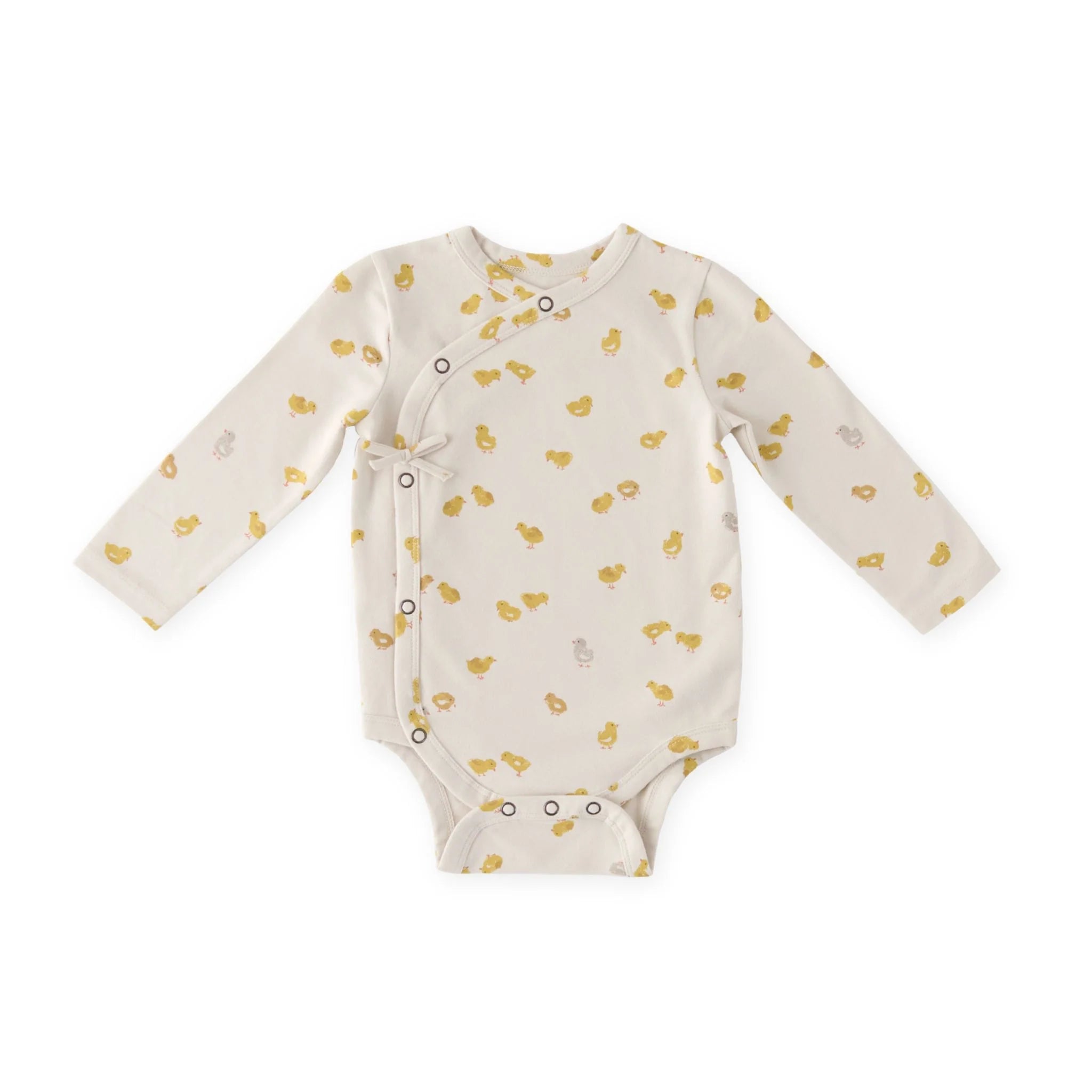 PEHR | The Littles Cheerful Chick Long Sleeve Kimono One-Piece