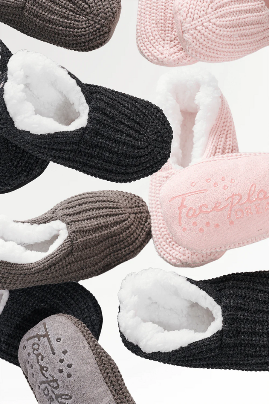 Faceplant Dreams | Black Knitted Footsie