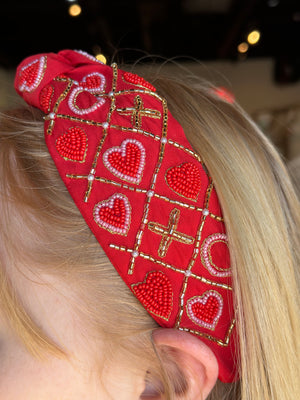 Charlotte's Web | Valentine's Beaded Headbands