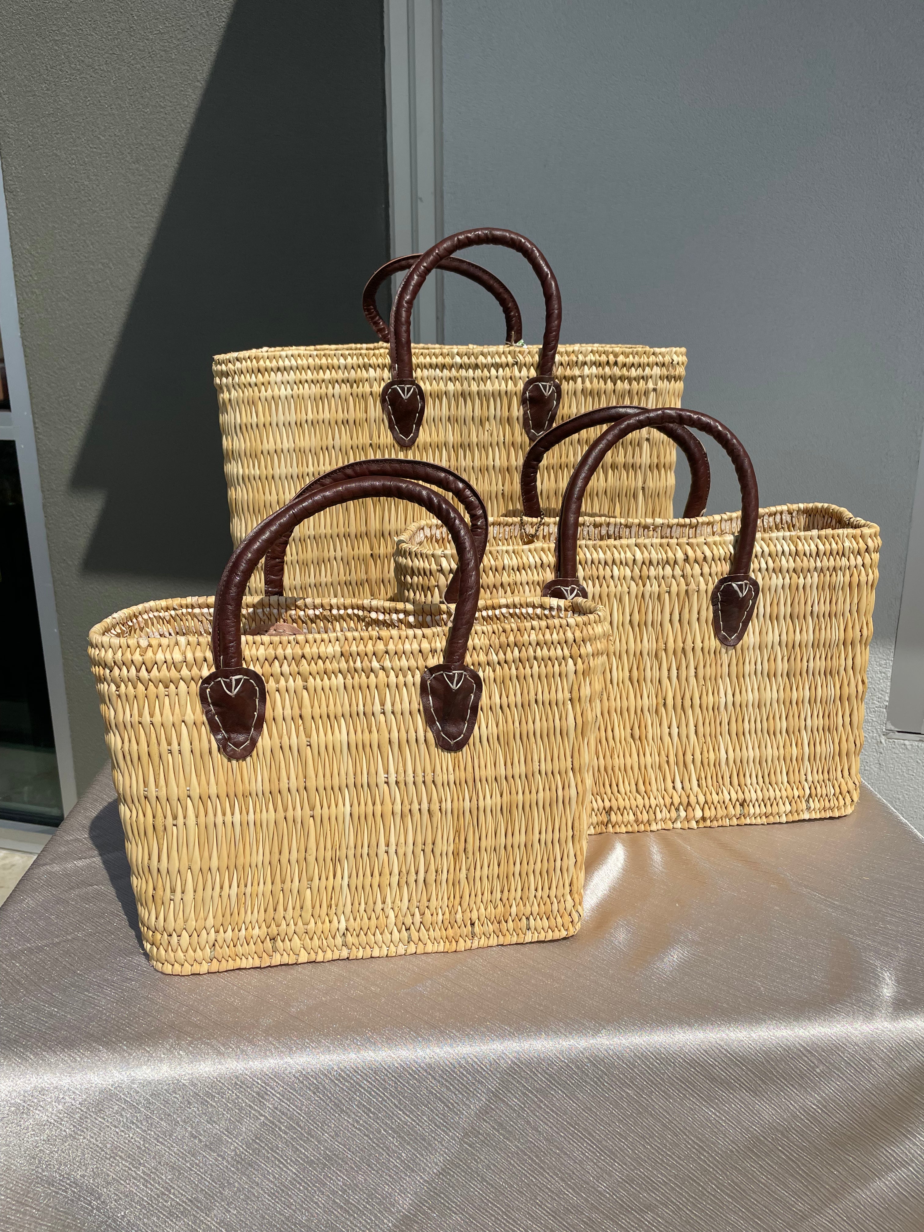 The Winding Road | Moroccan Market Baskets - Natural