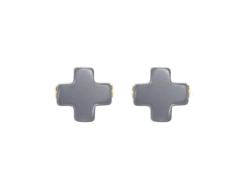 eNewton | Signature Cross Stud Earrings