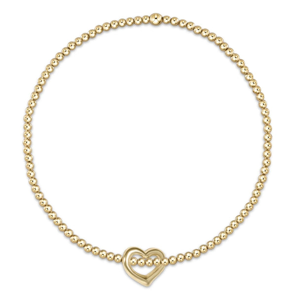 enewton Classic Gold 2mm Bead Bracelet - Inspire Small Gold Disc main image 1