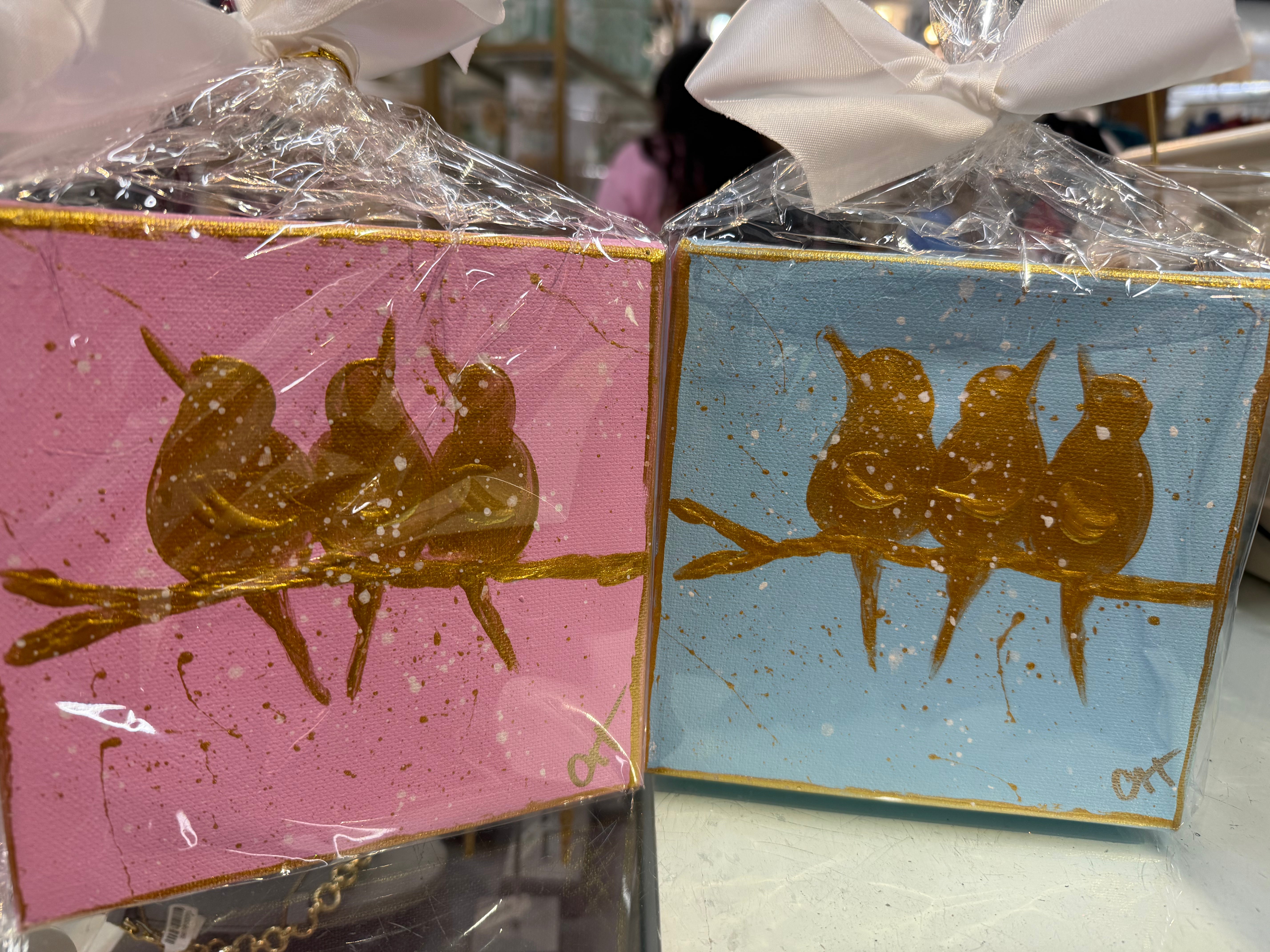 Worry's For the Birds - Pink & Blue