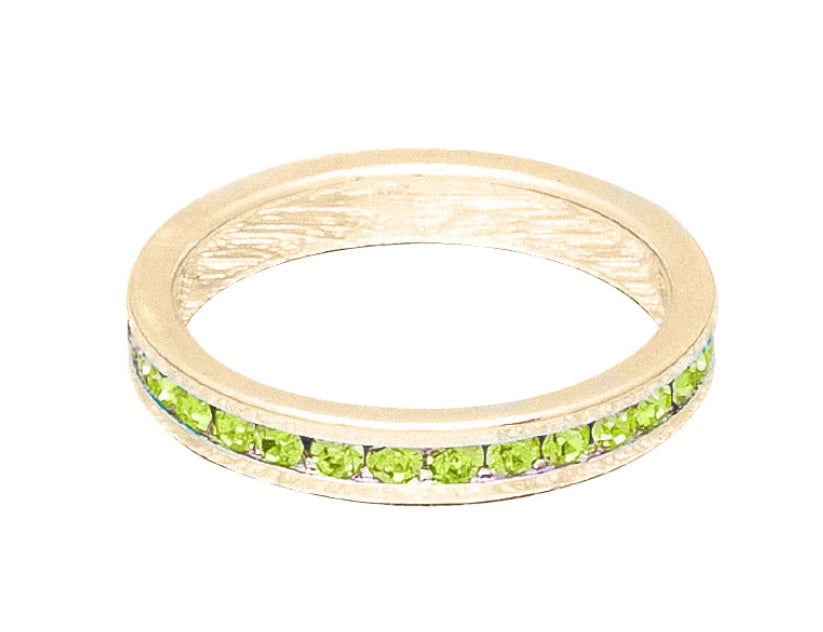 Maya J | Birthstone Stackable Rings Gold