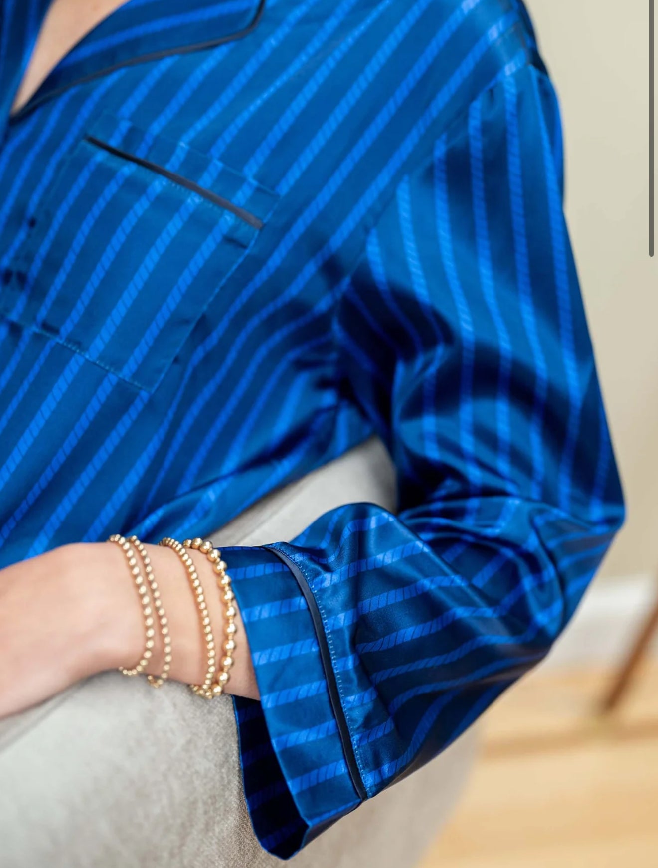 MERSEA | Satin Sailor PJ Set