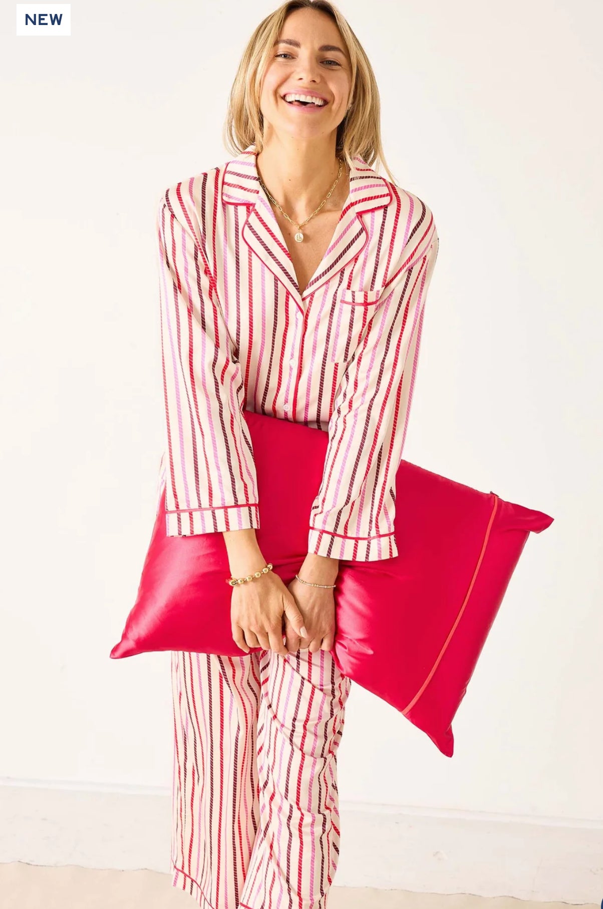 MERSEA | Satin Sailor PJ Set