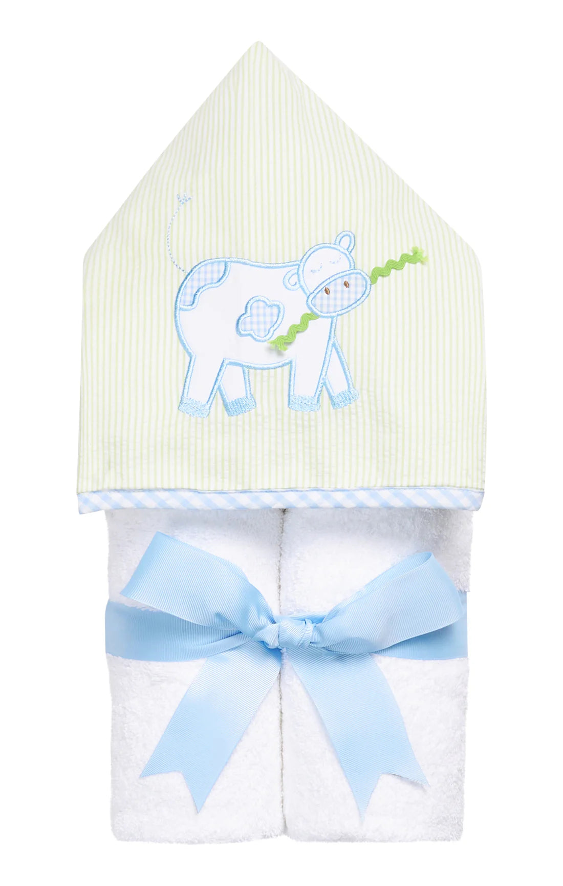 3 Marthas | Blue Cow Hooded Towel