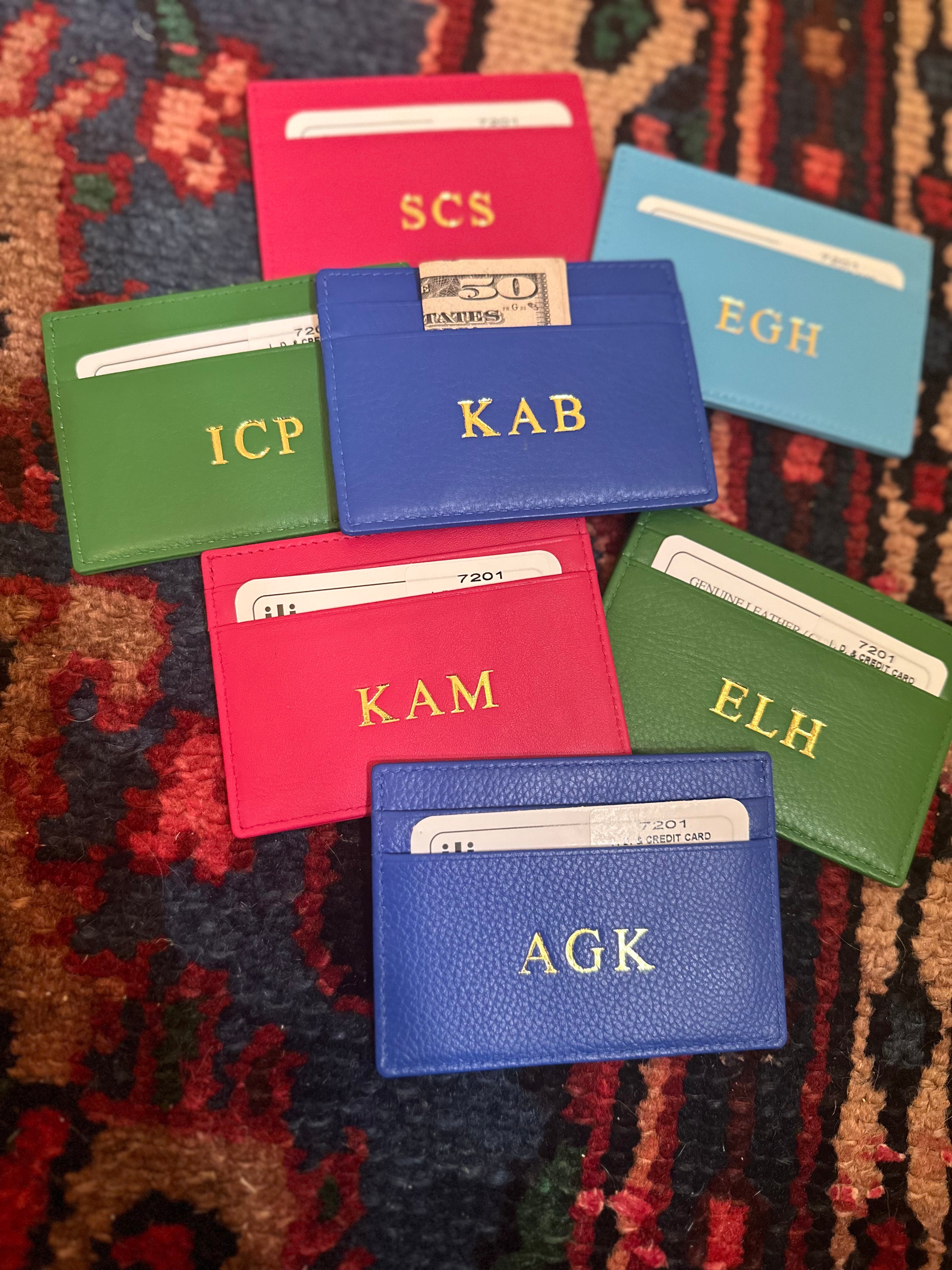 Leather I.D. Card Holder