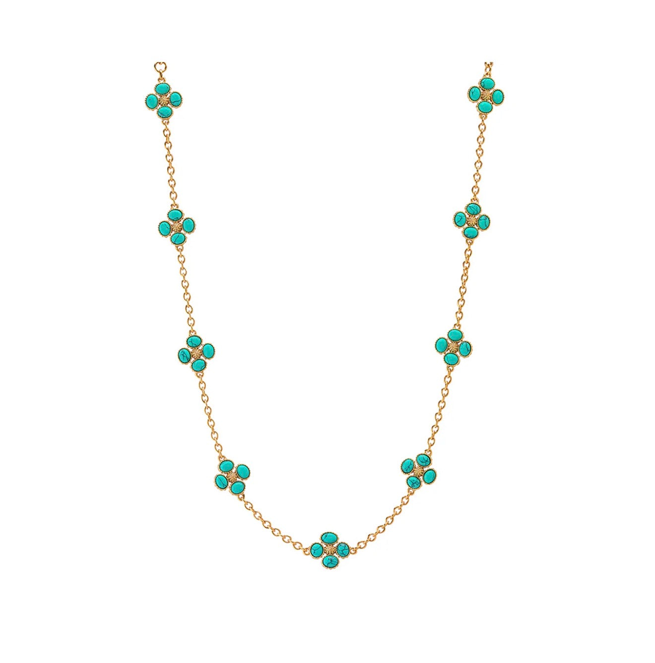 Capucine de Wulf | Berry Clover Double Sided Necklace 16" +2"
