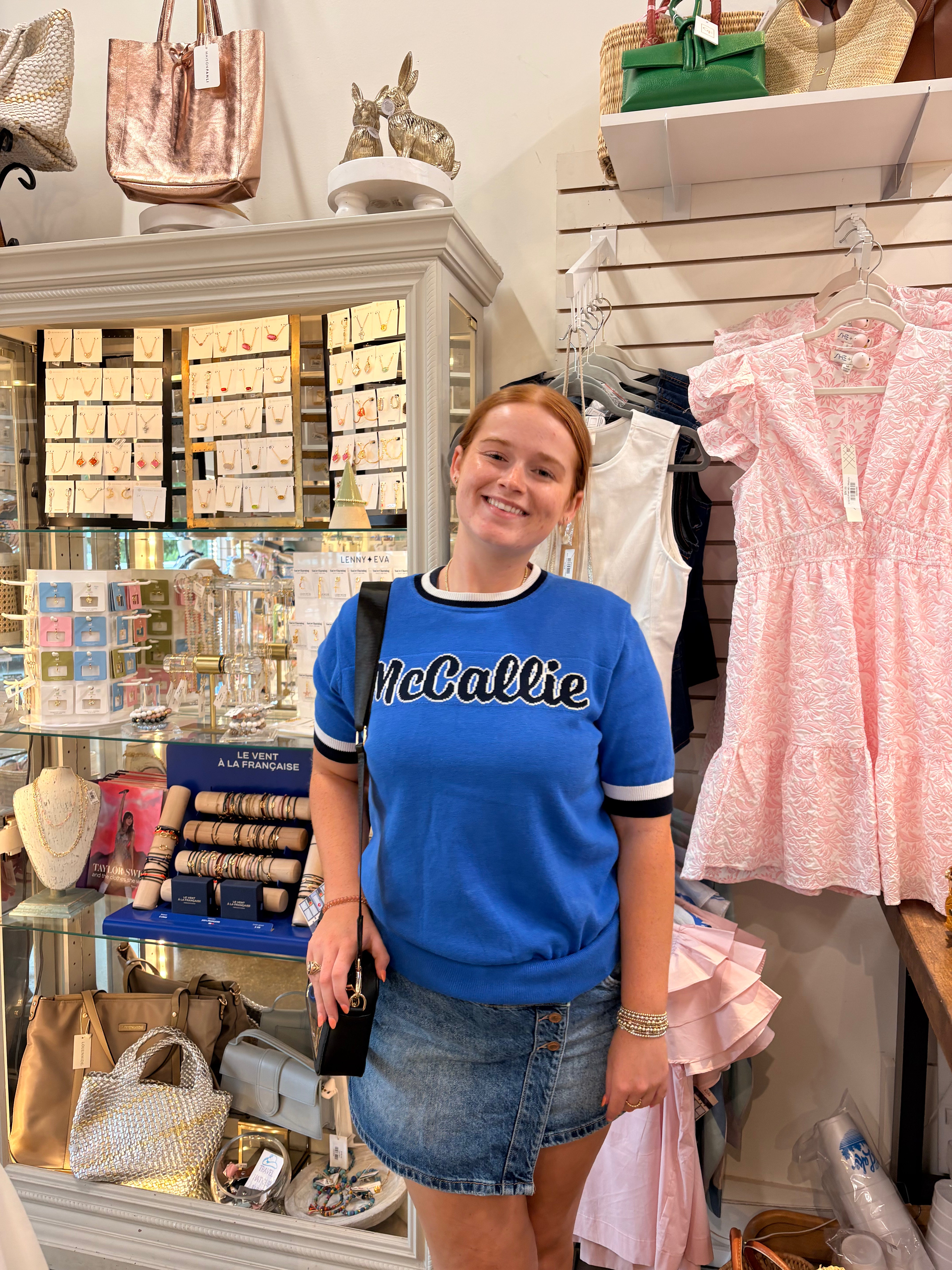McCallie Short Sleeve Sweater
