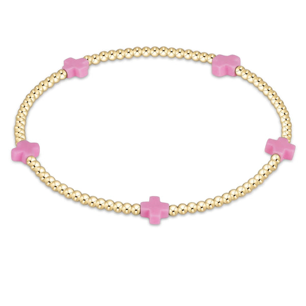 egirl Classic Gold 2mm Bracelet - Guardian Angel Small Gold Disc main image 1