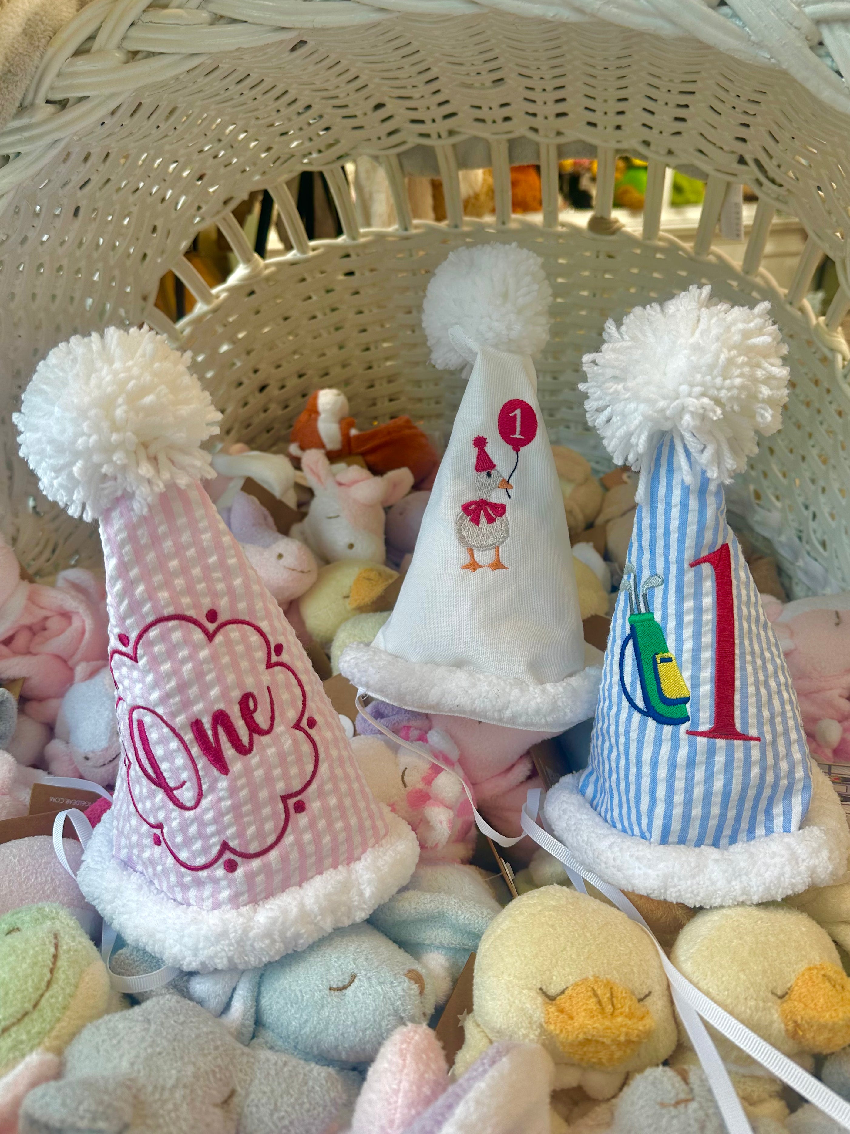 Blank Personalized Cloth Birthday Hats
