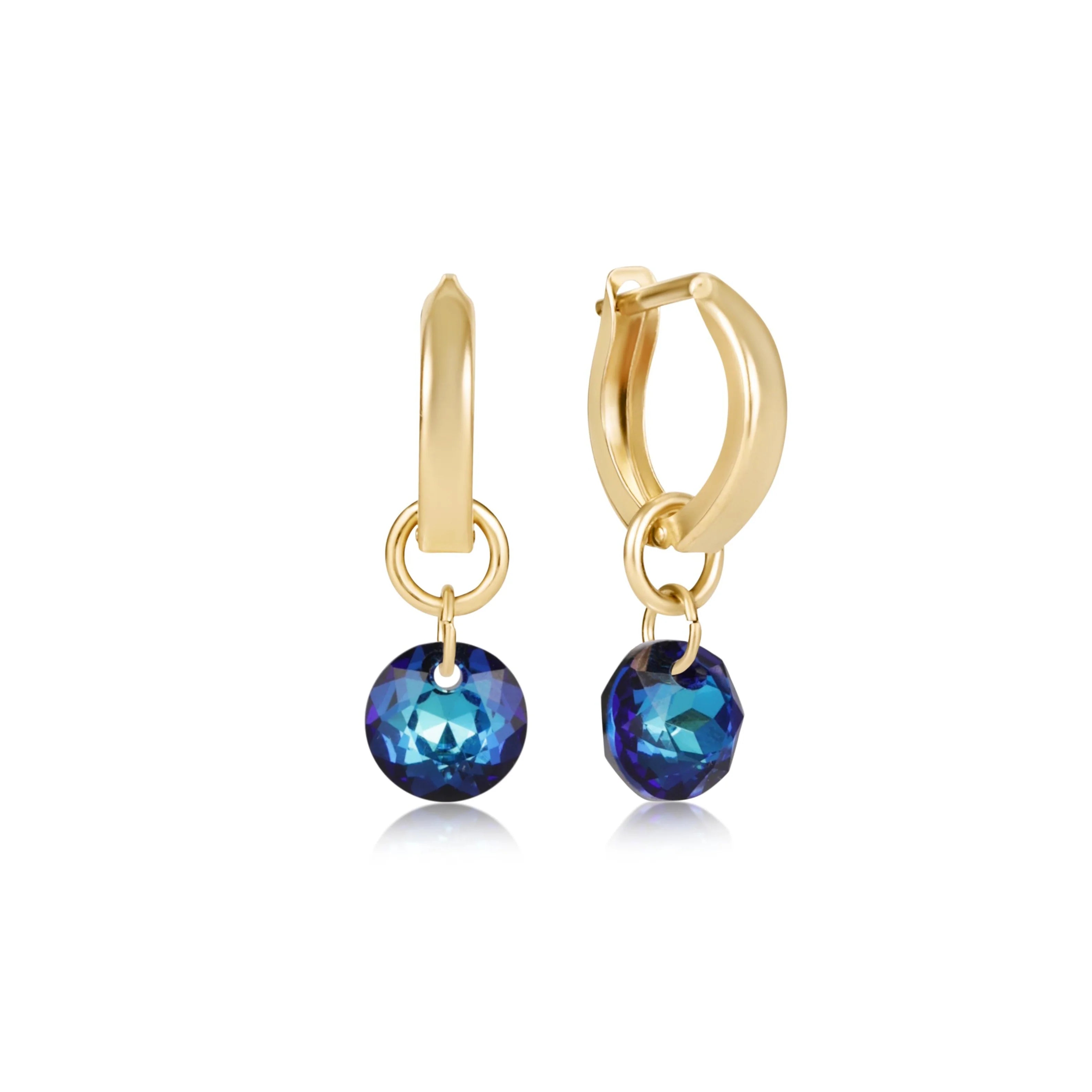 Reflection Huggie Hoop Earrings