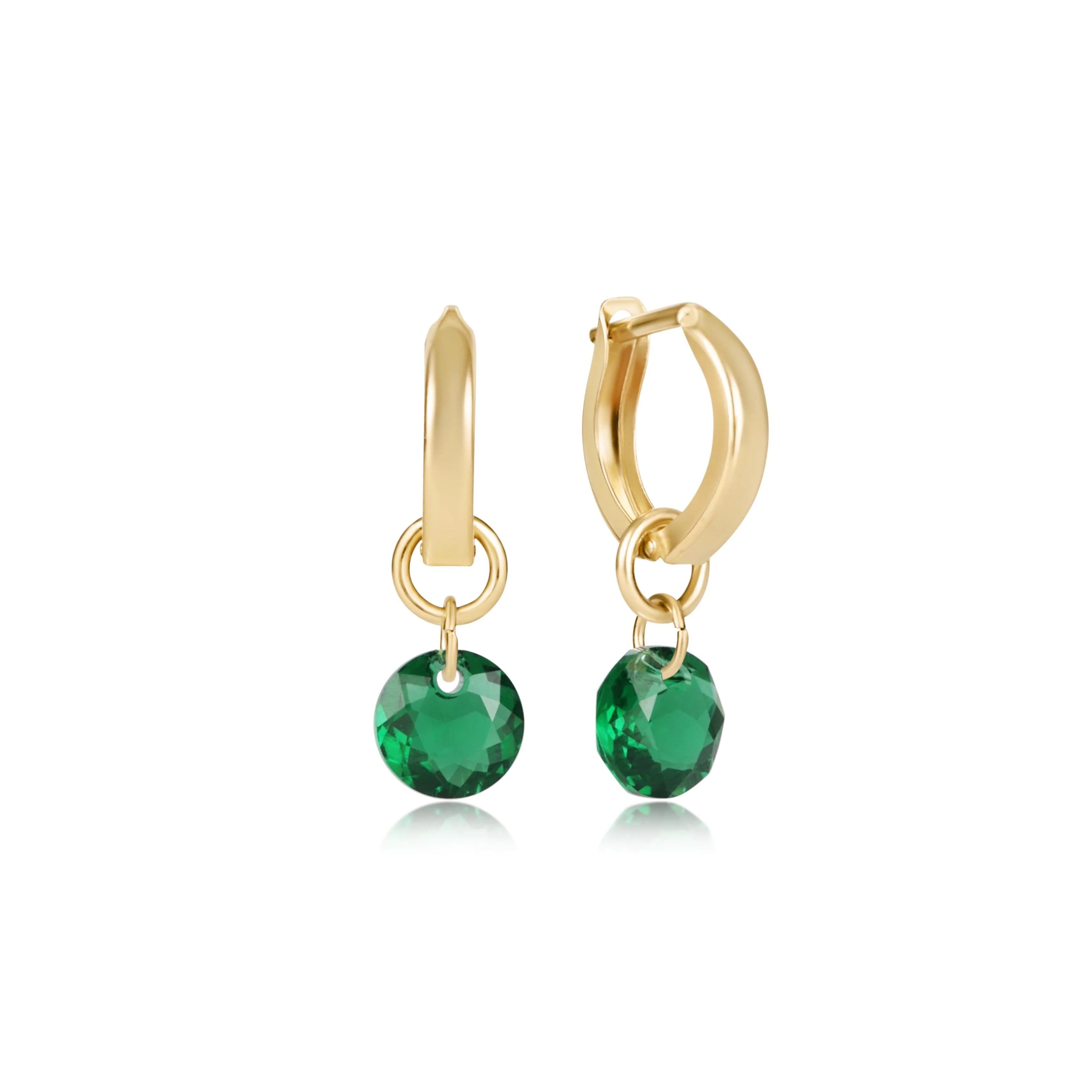 Reflection Huggie Hoop Earrings