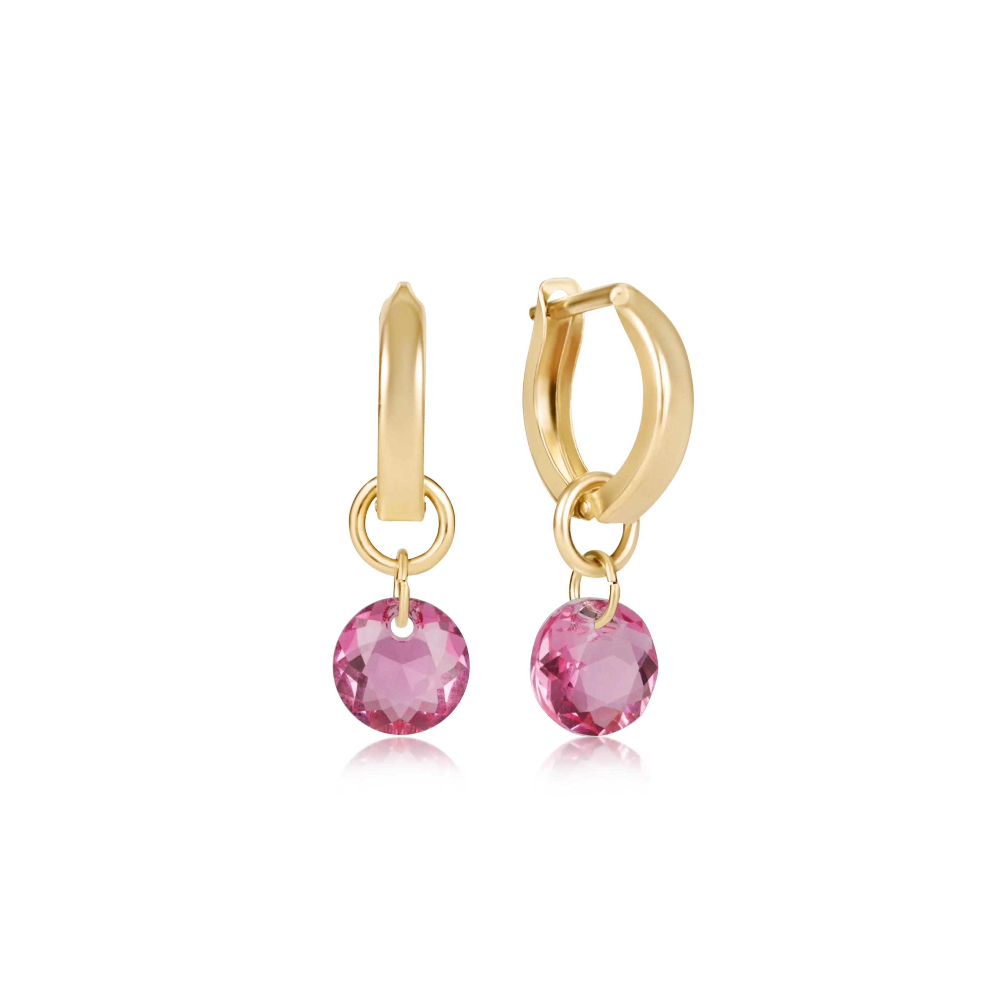 Reflection Huggie Hoop Earrings