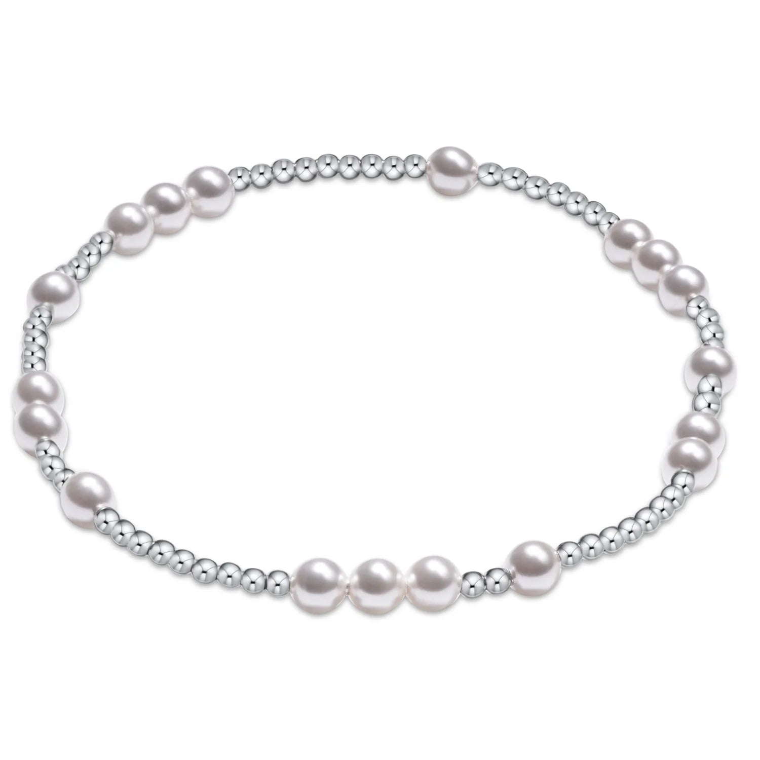 eNewton extends | Hope Unwritten Sterling 4MM Pearl Bead Bracelet