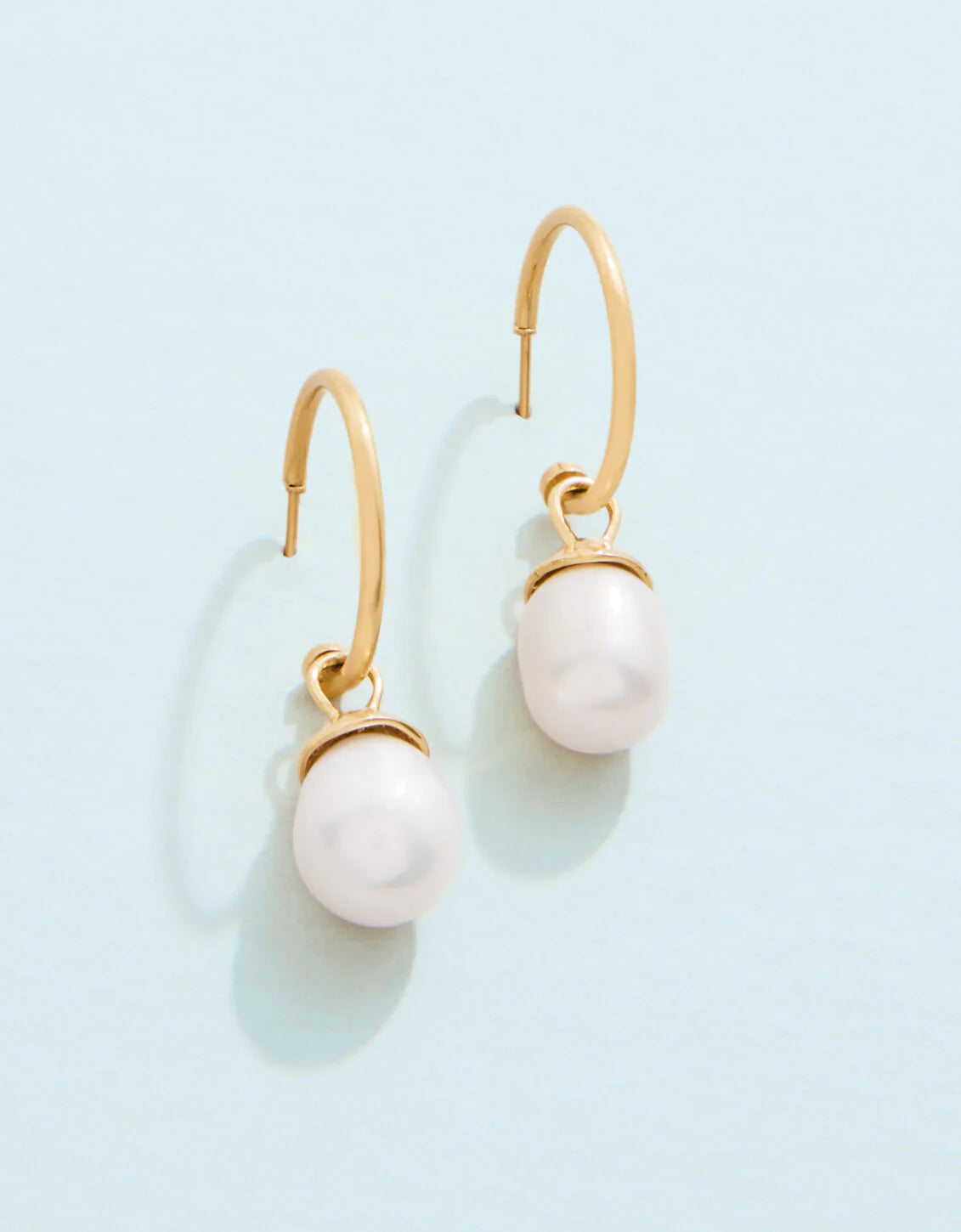 Spartina 449 | Bluffton Pearl Convertible Hoop Earring