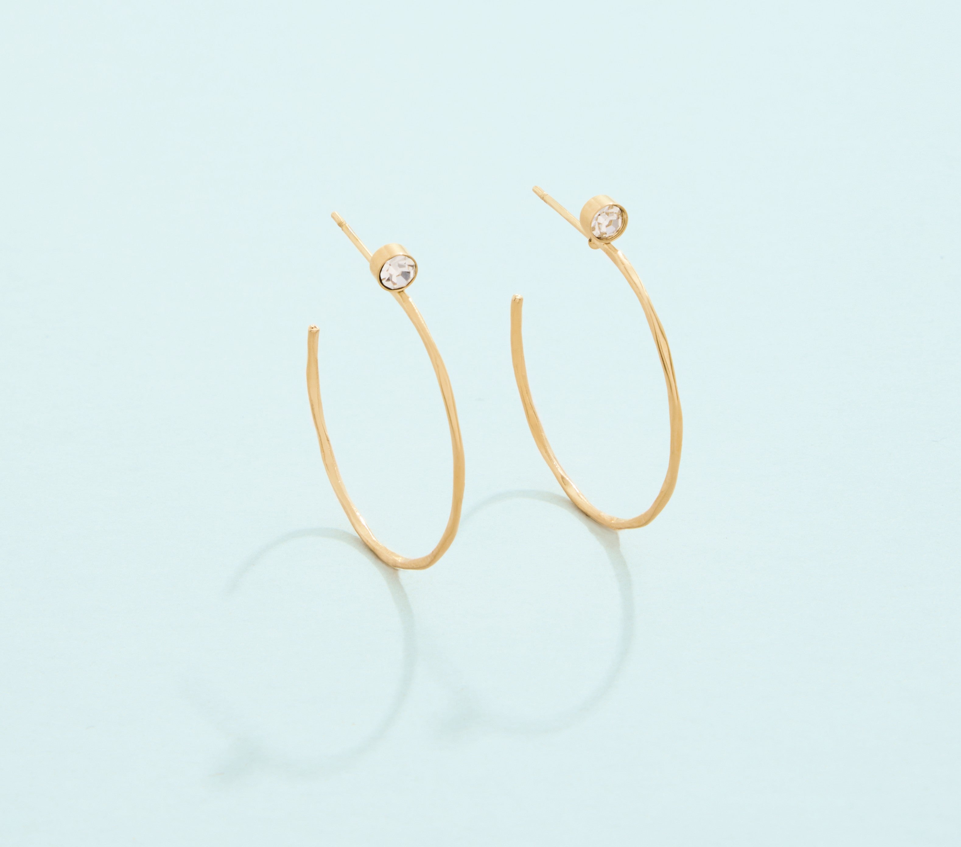 Spartina 449 | Ultra Thin Hoop Earrings 24mm