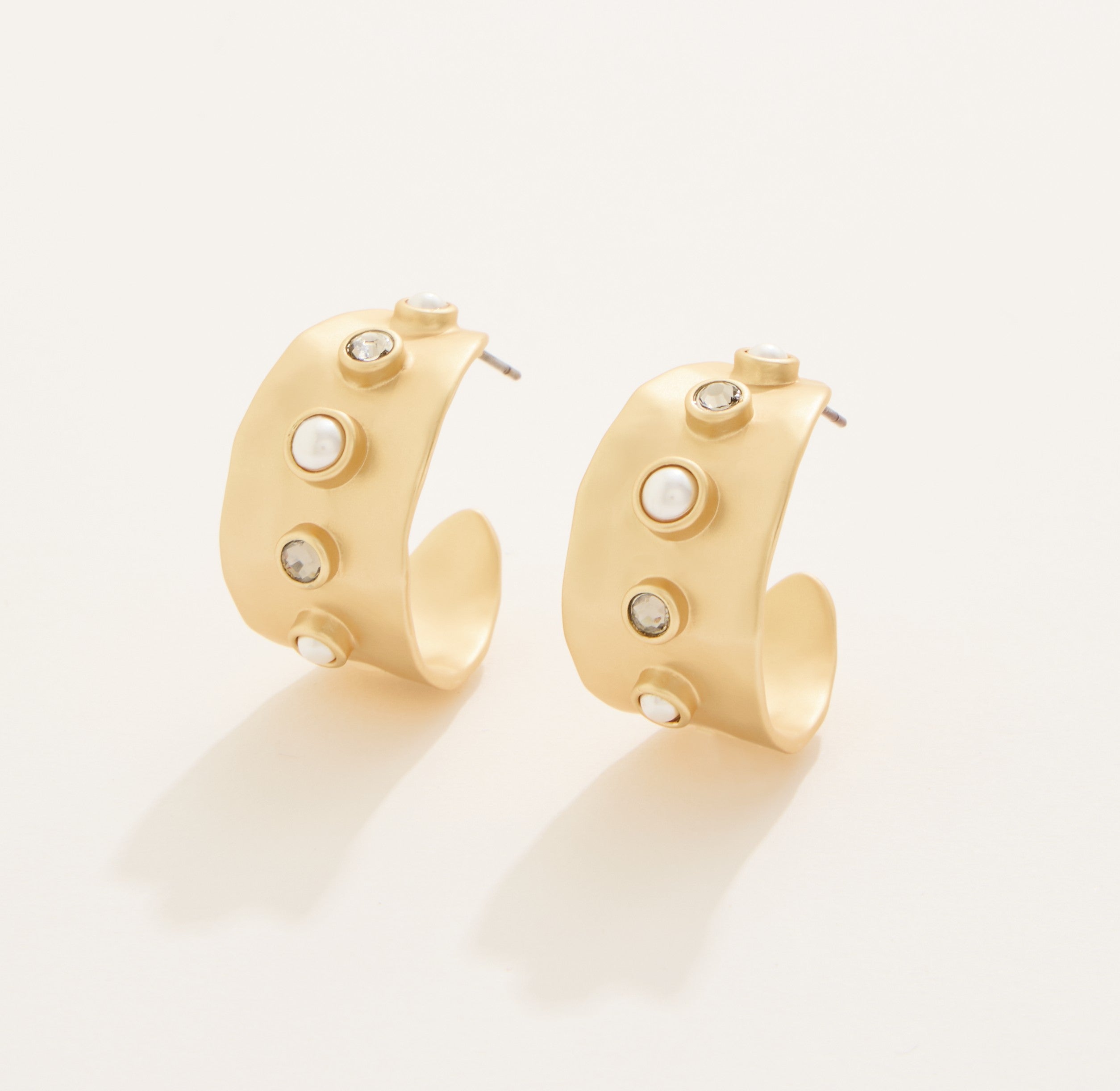 Spartina 449 | Estate Petite Hoop Earrings Blue