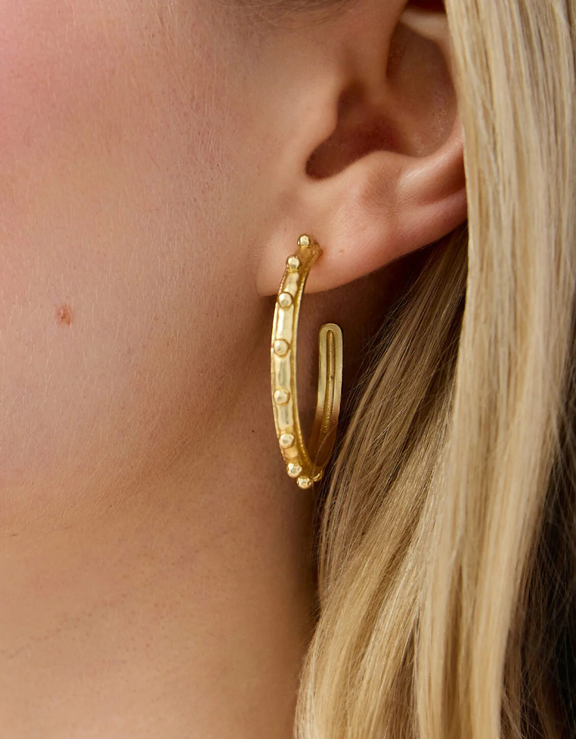 Spartina 449 | Mercer House Skinny Gold Hoop Earrings