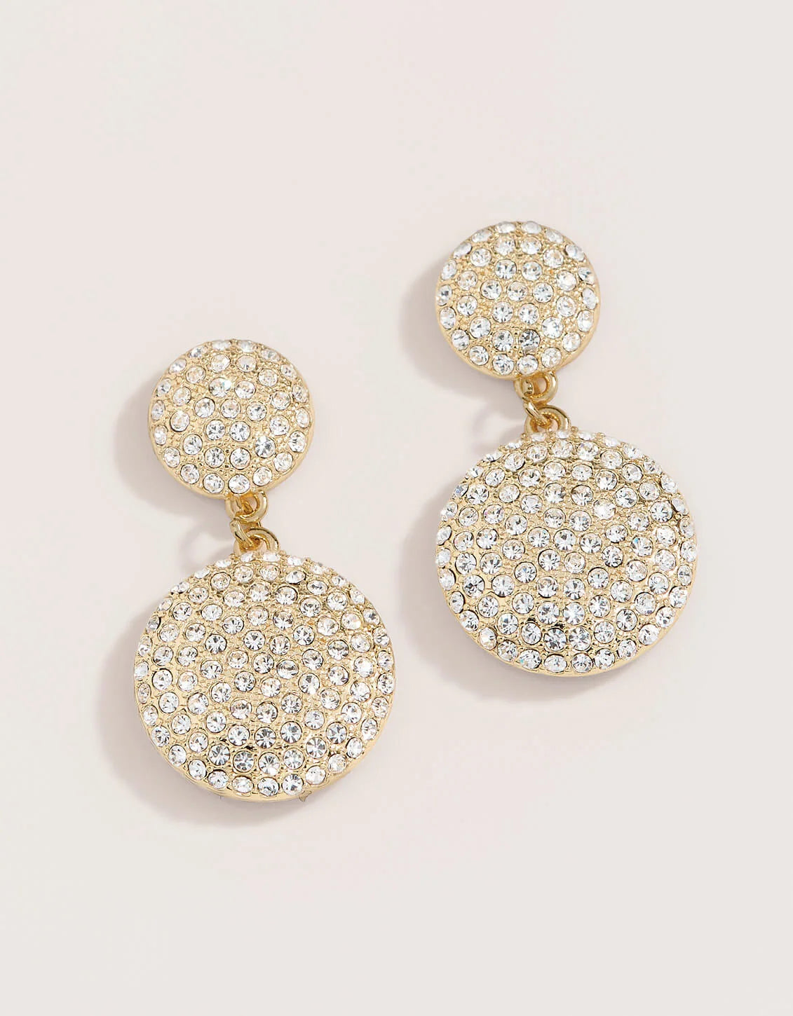 Dazzle Dot Earrings Crystal