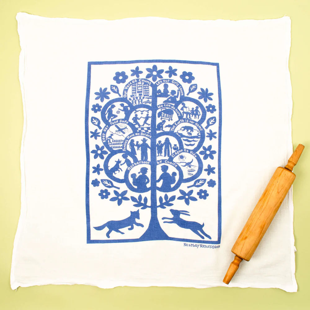 Kei & Molly || Flour Sack Towel - Global Tree
